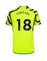 Arsenal Takehiro Tomiyasu #18 Venkovní Dres 2023-24 Krátký Rukáv